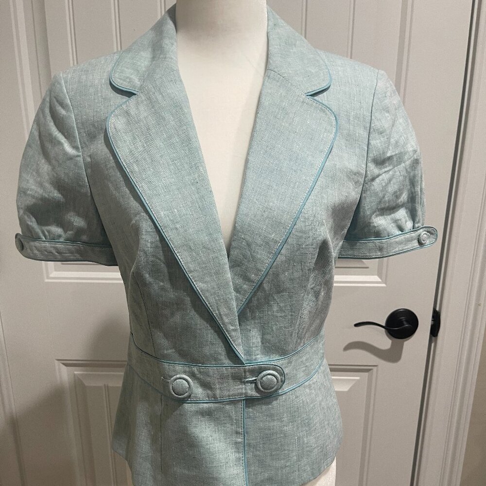 Ann Taylor Loft Linen Blazer